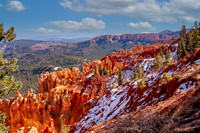 Bryce Canyon - Rainbow Point after snow