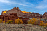 Capitol Reef - The Castle at sunrise