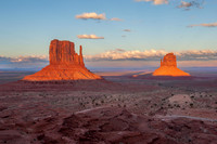 Monument Valley - The Mittens at sunset